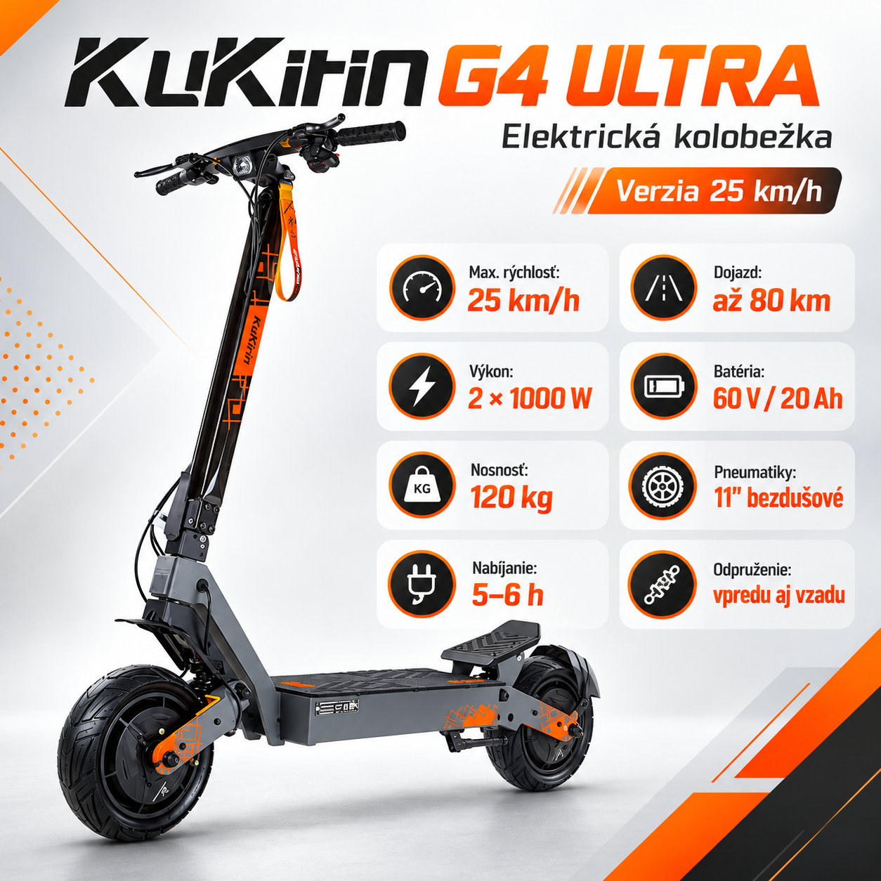 Elektrická kolobežka KuKirin G4 ULTRA 4